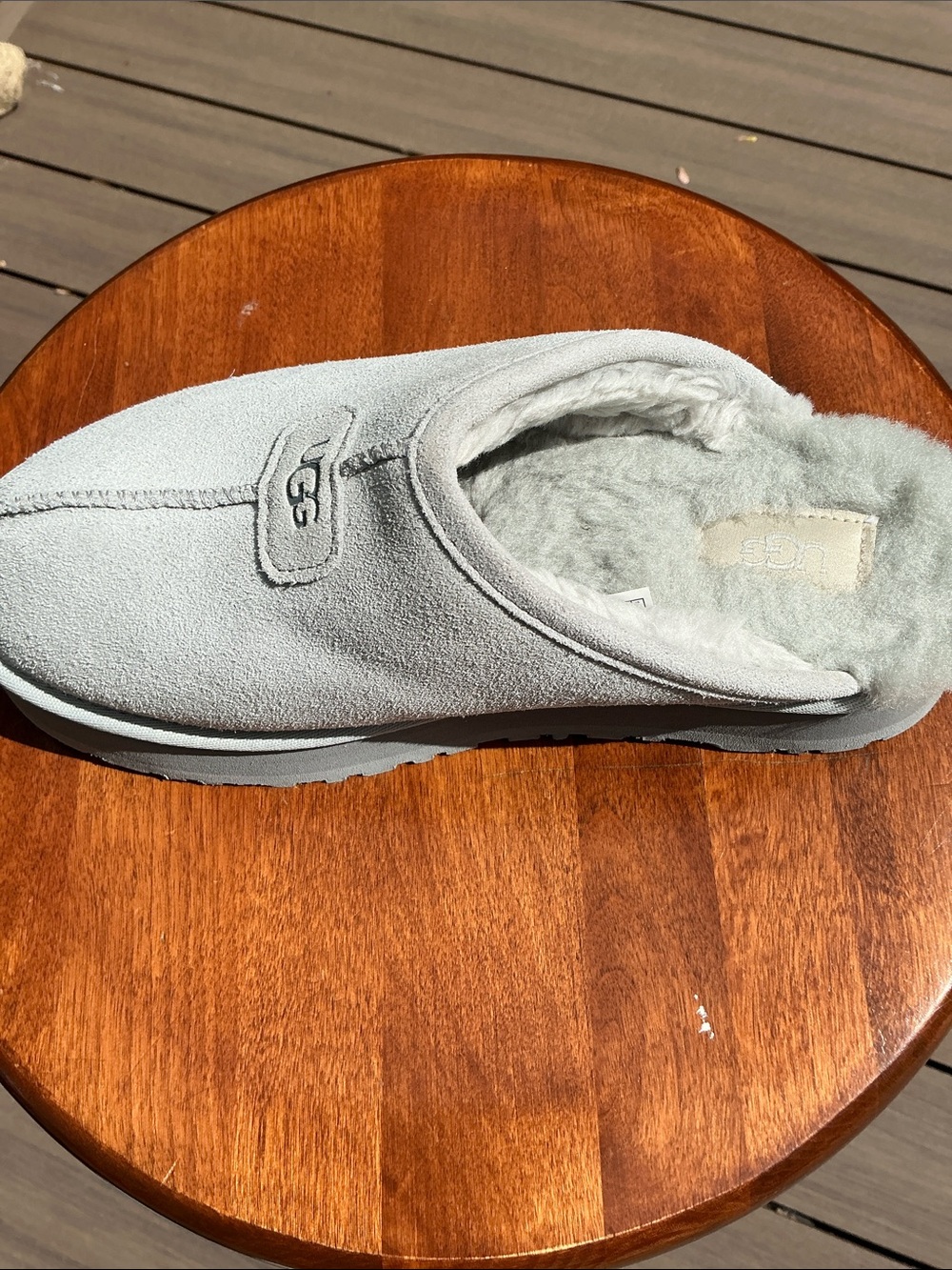 UGG DISCOQUETTE SHEARLING SLIPPERS - Picture 4 of 9